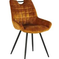 Fabrique de Styles Chaises*Chaise de salle à manger velours - dana