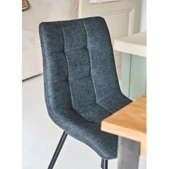 Fabrique de Styles Chaises*Chaise de salle a manger en tissu matelassé - Lilly