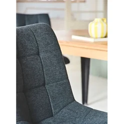 Fabrique de Styles Chaises*Chaise de salle a manger en tissu matelassé - Lilly