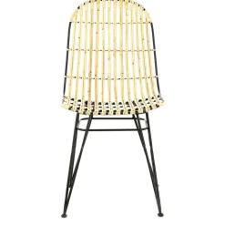 Fabrique de Styles Chaises*Chaise en rotin et metal - KUBU