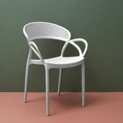 Enfant Fabrique de Styles Chaises, Fauteuils|Jardin*Chaise exterieur he en plastique empilable - Sacha