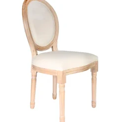 Fabrique de Styles Chaises*Chaise medaillon en bois d'hévea
