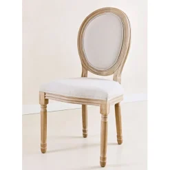 Fabrique de Styles Chaises*Chaise medaillon en bois d'hévea