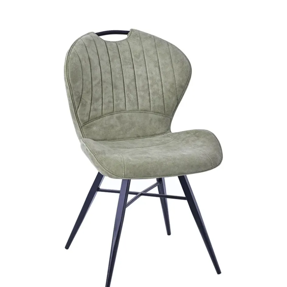 Fabrique de Styles Chaises*Chaise salle à manger en microfibre - Vicky