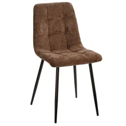 Fabrique de Styles Chaises*Chaise salle à manger en métal et tissu - Mony