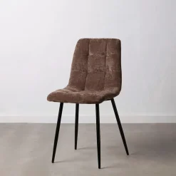 Fabrique de Styles Chaises*Chaise salle à manger en métal et tissu - Mony