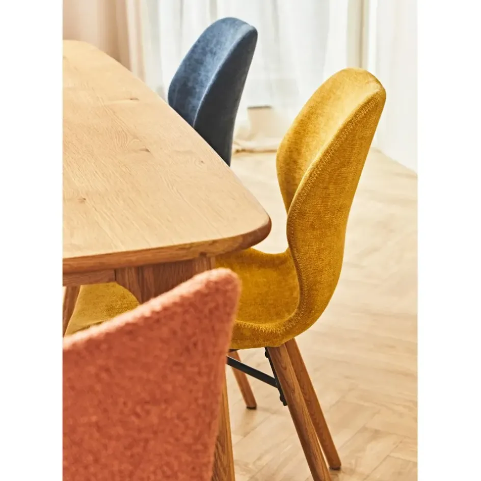 Fabrique de Styles Chaises*Chaise salle à manger en tissu soft touch - Keri