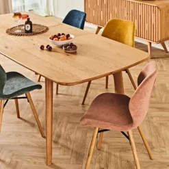 Fabrique de Styles Chaises*Chaise salle à manger en tissu soft touch nèfle - Keri