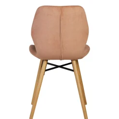 Fabrique de Styles Chaises*Chaise salle à manger en tissu soft touch nèfle - Keri