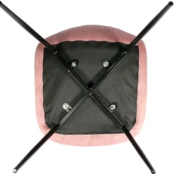 Fabrique de Styles Chaises*Chaise salle à manger en velours cotelé - Julia