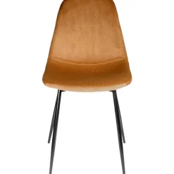 Fabrique de Styles Chaises*Chaise salle à manger en velours cotelé moutarde - Julia