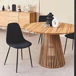 Fabrique de Styles Chaises*Chaise salle à manger en velours cotelé - Julia