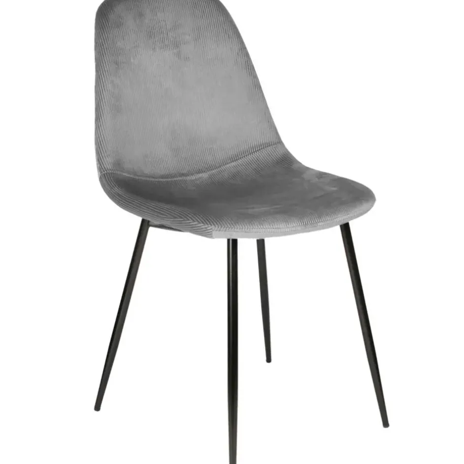 Fabrique de Styles Chaises*Chaise salle à manger en velours cotelé - Julia