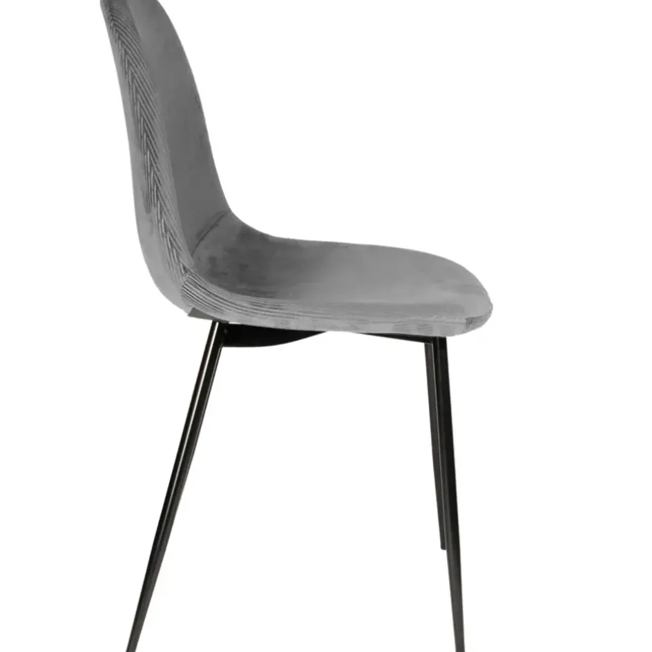 Fabrique de Styles Chaises*Chaise salle à manger en velours cotelé - Julia