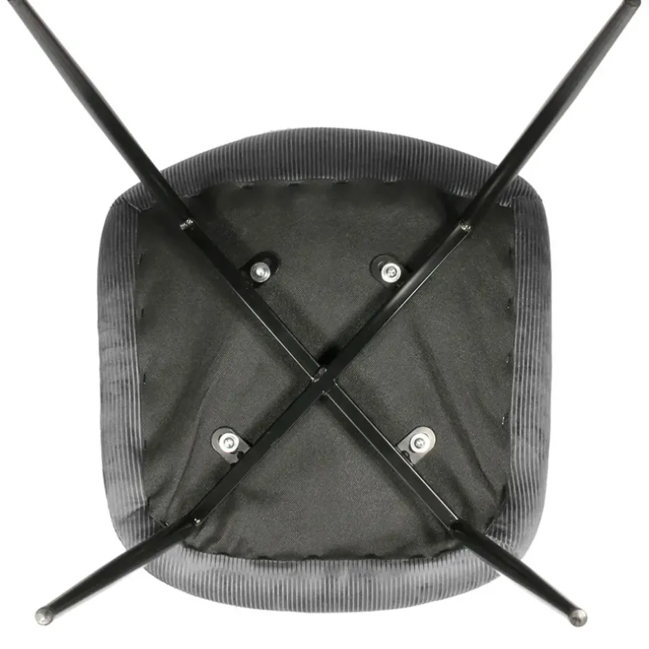 Fabrique de Styles Chaises*Chaise salle à manger en velours cotelé - Julia