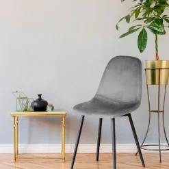 Fabrique de Styles Chaises*Chaise salle à manger en velours cotelé - Julia