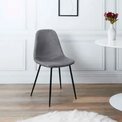 Fabrique de Styles Chaises*Chaise salle à manger en velours cotelé - Julia