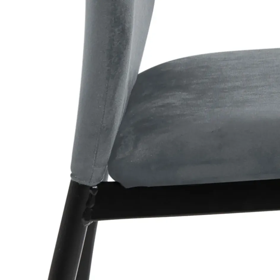 Fabrique de Styles Chaises*Chaise salle à manger en velours - Demia