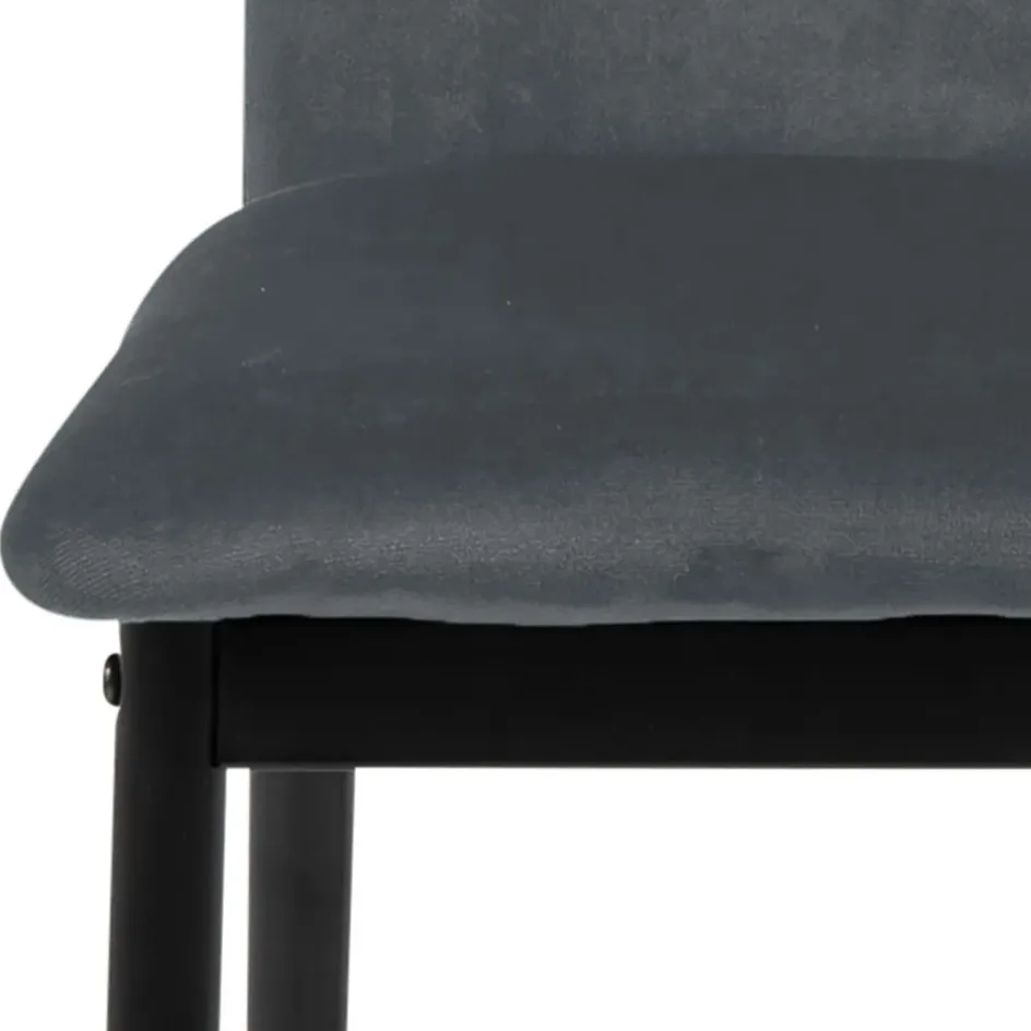 Fabrique de Styles Chaises*Chaise salle à manger en velours - Demia