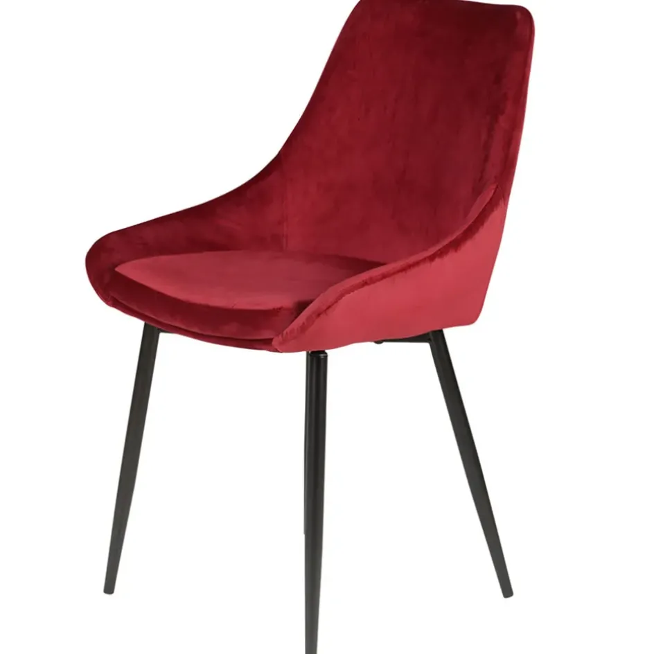 Fabrique de Styles Chaises*Chaise salle à manger en velours - Ben