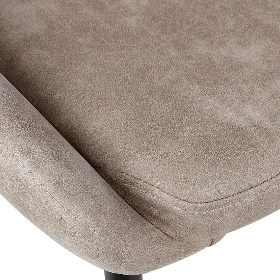 Fabrique de Styles Chaises*Chaise salle à manger tissu effet daim - Ben