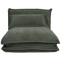 Fabrique de Styles Fauteuils*Chauffeuse en tissu côtelé - Tessia