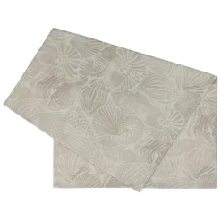 Fabrique de Styles Chemins De Table*Chemin de table en coton 160x50cm - Coquillage