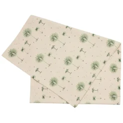 Fabrique de Styles Chemins De Table*Chemin de table en coton écru et 160x50cm - Paya