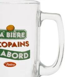 Fabrique de Styles Verres À Alcool*Chope vert et rouge 40cl - Copains D'Abord
