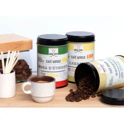 Fabrique de Styles Cafés, Thés Et Infusions*Coffret 6 cafés aromatisés moulus - 6 recettes en boîte xs