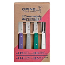 Fabrique de Styles Couteaux De Cuisine*Coffret 4 pièces " les essentiels " multicolor - Opinel