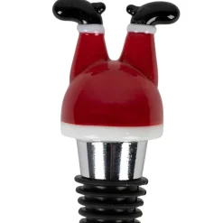 Fabrique de Styles Accessoires Vin Et Cocktails*Coffret bouchon avec 4 marqueurs en verre et inox - Noel