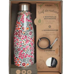 Fabrique de Styles Gourdes*Coffret bouteille isotherme fleurie
