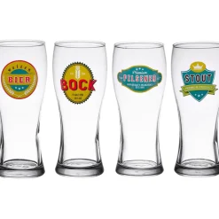 Fabrique de Styles Verres À Alcool*Coffret de 4 chopes de biere 50cl en verre