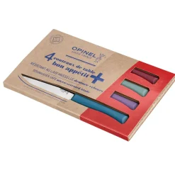 Fabrique de Styles Couverts*Coffret de 4 couteaux de table multicolor - Opinel