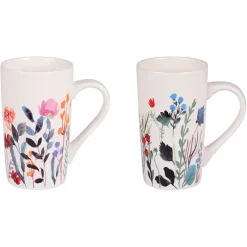 Fabrique de Styles Tasses Et Mugs*Coffret de 2 mugs en porcelaine 50cl - Flor