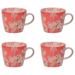 Fabrique de Styles Tasses Et Mugs*Coffret de 4 tasses en grès rouge 36cl - Ava