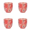 Fabrique de Styles Tasses Et Mugs*Coffret de 4 tasses en grès rouge 15cl - Ava