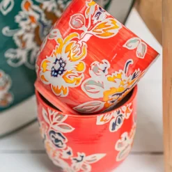 Fabrique de Styles Tasses Et Mugs*Coffret de 4 tasses en grès rouge 15cl - Ava