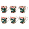 Fabrique de Styles Tasses Et Mugs*Coffret de 6 tasses en porcelaine 23cl - Taiana