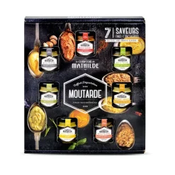 Fabrique de Styles Condiments Et Épices*Coffret dégustation moutardes 7x35g