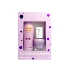 Fabrique de Styles Soins Du Corps*Coffret duo baume à lèvres parfum gui et vernis à l'eau violet