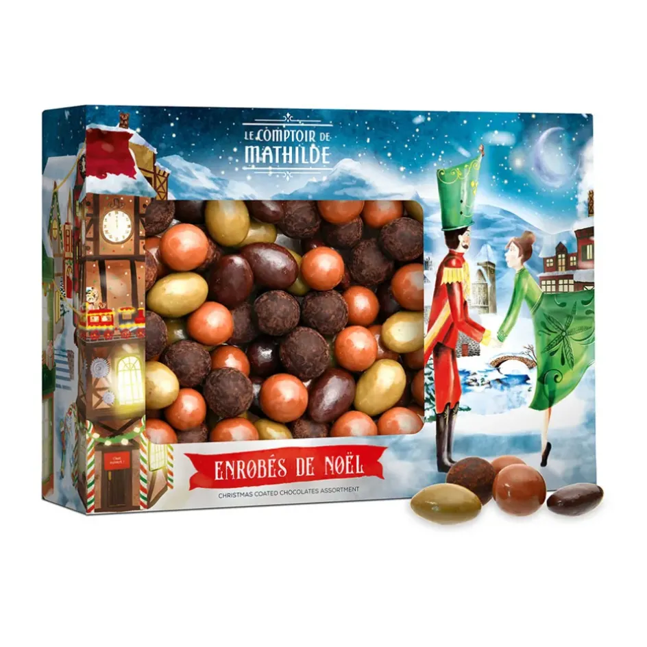 Fabrique de Styles Chocolats Et Confiseries*Coffret enrobés de noël 300g