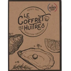Fabrique de Styles Ustensibles De Cuisine*Coffret huitre 1 couteau et 4 fourchettes - Noel