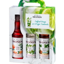 Fabrique de Styles Boissons Non Alcoolisés*Coffret monin cocktails virgin mojito, rhum, orange spritz - 3x25cl
