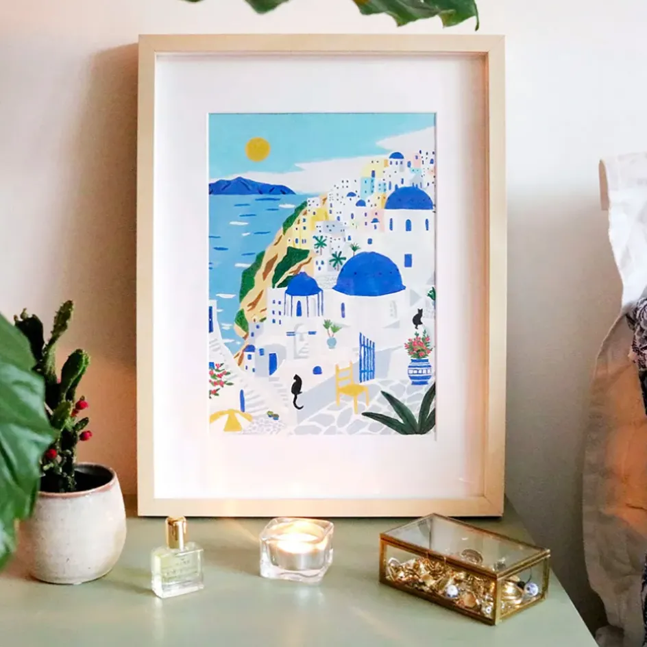 Fabrique de Styles Loisirs Créatifs*Coffret peinture au numéro Santorini