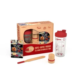Fabrique de Styles Ustensibles De Cuisine*Coffret shaker tampon huileur et spatule crêpe - Passion