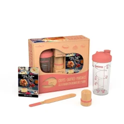 Fabrique de Styles Ustensibles De Cuisine*Coffret shaker tampon huileur et spatule crêpe - Guimauve