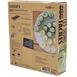 Fabrique de Styles Ustensibles De Cuisine*Coffret sushi avec baguettes et livre - Sooshi