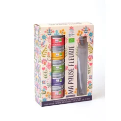 Fabrique de Styles Cafés, Thés Et Infusions*Coffret thé "ma pause fleurie" bio